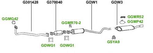 Система выпуска ОГ GT Exhaust 302