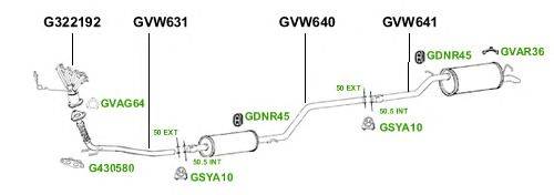 Система выпуска ОГ GT Exhaust 4206