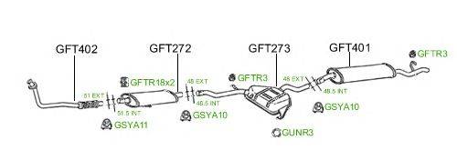 Система выпуска ОГ GT Exhaust 445