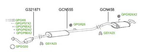 Система выпуска ОГ GT Exhaust 4909