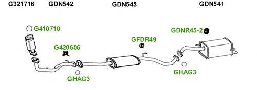 Система выпуска ОГ GT Exhaust 4926