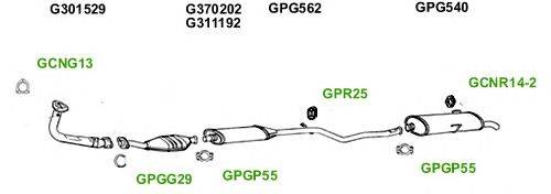 Система выпуска ОГ GT Exhaust 4945