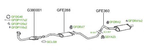 Система выпуска ОГ GT Exhaust 526