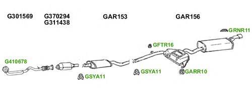 Система выпуска ОГ GT Exhaust 5965