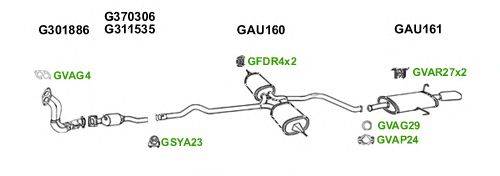 Система выпуска ОГ GT Exhaust 6087