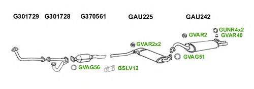 Система выпуска ОГ GT Exhaust 6101