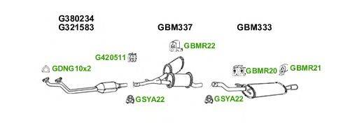 Система выпуска ОГ GT Exhaust 6147