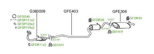 Система выпуска ОГ GT Exhaust 615