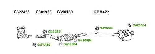 Система выпуска ОГ GT Exhaust 6178