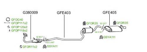 Система выпуска ОГ GT Exhaust 620