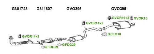 Система выпуска ОГ GT Exhaust 7409