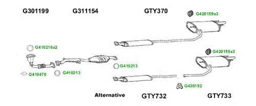 Система выпуска ОГ GT Exhaust 8274