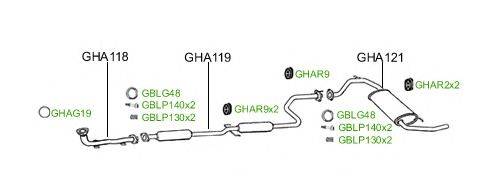 Система выпуска ОГ GT Exhaust 917