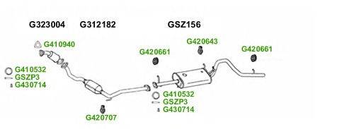 Система выпуска ОГ GT Exhaust 9781