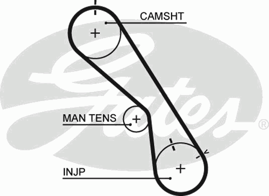 Ремень ГРМ GATES 5474XS