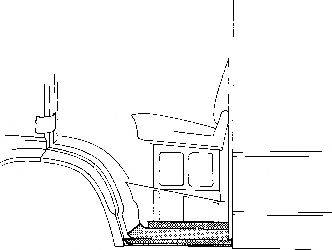 Накладка порога VAN WEZEL 3070102