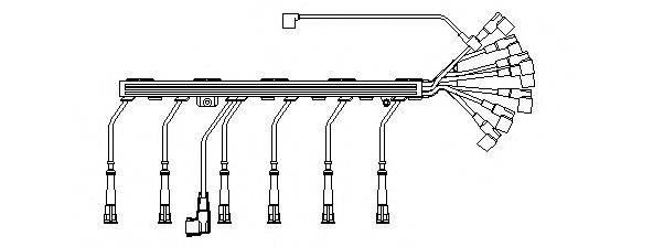 Комплект проводов зажигания PVL 282