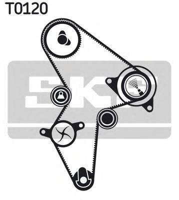 Водяной насос + комплект зубчатого ремня SKF VKMC 03121