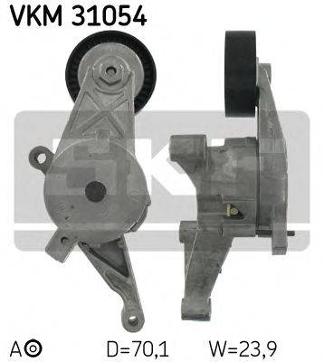 Натяжной ролик, поликлиновой  ремень SKF VKM 31054