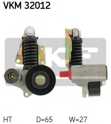 Натяжной ролик, поликлиновой  ремень SKF VKM 32012