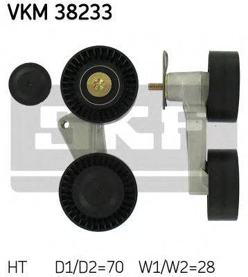 Натяжной ролик, поликлиновой  ремень SKF VKM 38233