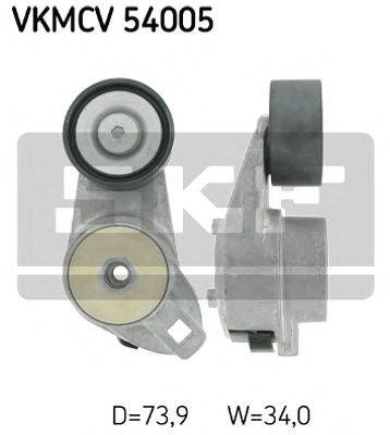 Натяжной ролик, поликлиновой  ремень SKF VKMCV 54005