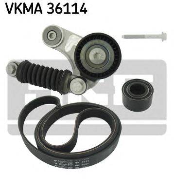 Поликлиновой ременный комплект SKF VKM 36016