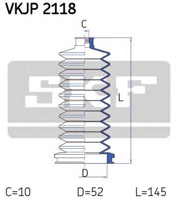 Комплект пылника, рулевое управление SKF VKJP 2118