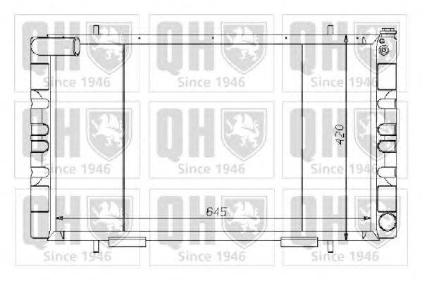 Радиатор, охлаждение двигателя QUINTON HAZELL QER1363