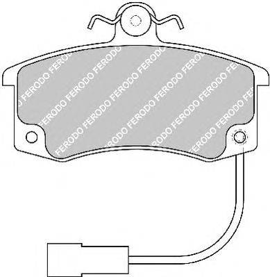 Комплект тормозных колодок, дисковый тормоз FERODO FDB1325