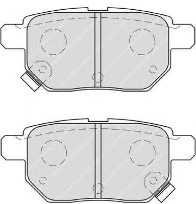 Комплект тормозных колодок, дисковый тормоз FERODO 24610
