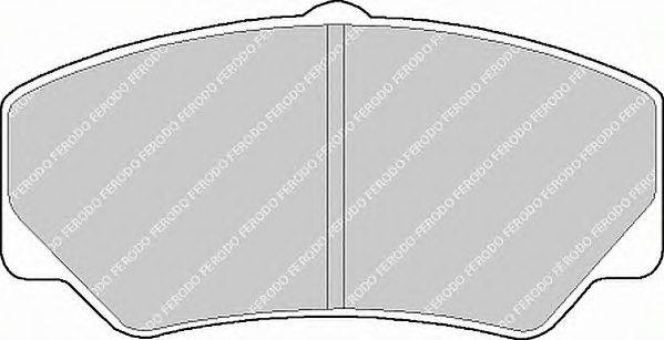 Комплект тормозных колодок, дисковый тормоз ROADHOUSE 2206