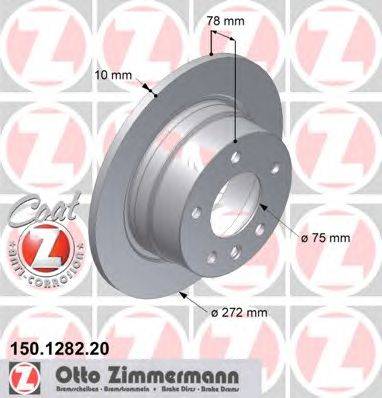 Тормозной диск ZIMMERMANN 150.1282.20