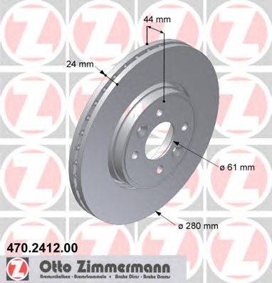 Тормозной диск ZIMMERMANN 470241200