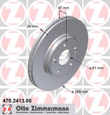 Тормозной диск ZIMMERMANN 470.2413.00