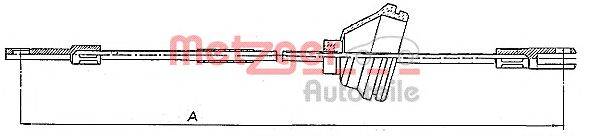 Трос, стояночная тормозная система SPIDAN 41194