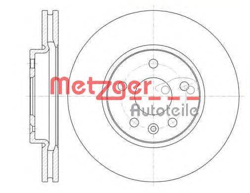 Тормозной диск METZGER 6131310