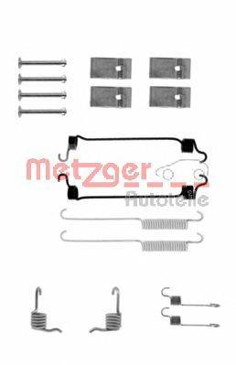 Комплектующие, тормозная колодка METZGER 1050677