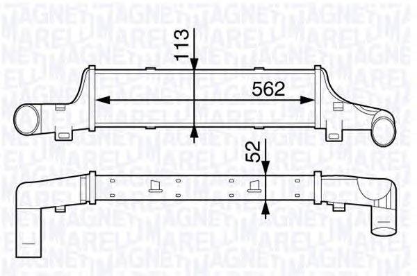 Интеркулер MAGNETI MARELLI 351319202500