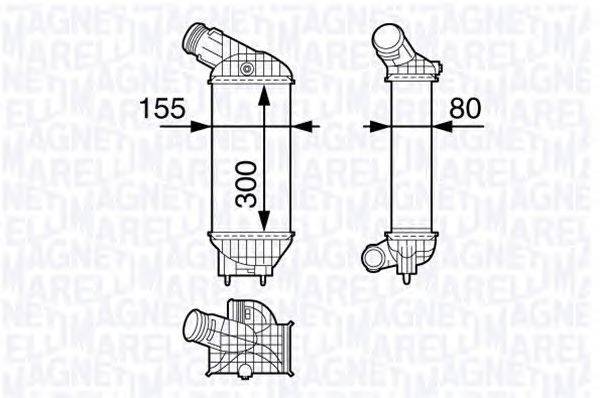 Интеркулер MAGNETI MARELLI 351319202880