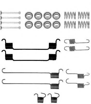 Комплектующие, тормозная колодка HELLA 8DZ 355 200-981