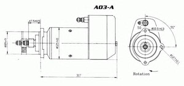 Стартер EFEL 22224