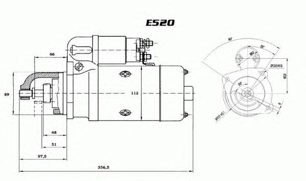 Стартер EFEL 100082