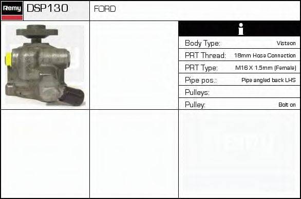 Гидравлический насос, рулевое управление DELCO REMY DSP130