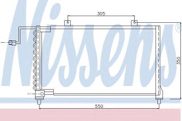 Конденсатор, кондиционер NISSENS 94015