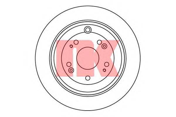 Тормозной диск NK 202664