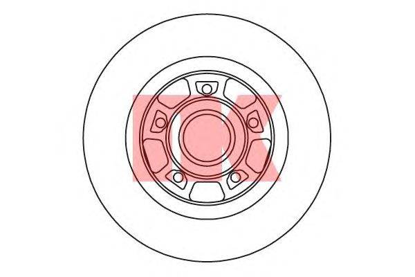 Тормозной диск NK 203975