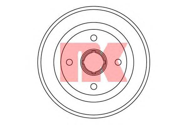 Тормозной барабан NK 253510