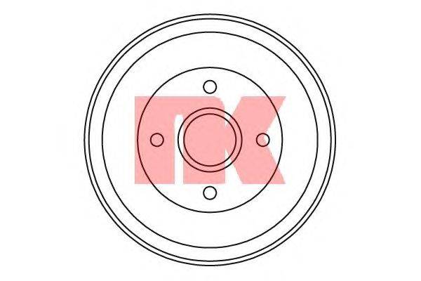 Тормозной барабан NK 253927