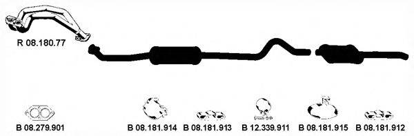 Система выпуска ОГ EBERSPÄCHER 082065